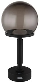 Globo 21034S - LED Lampada da tavolo ricaricabile HAKU LED/2,5W/5V 2700/4000/6500K nero