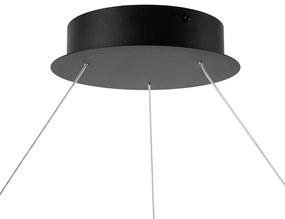 Lampadario A Sospensione Moderno Interstellar Metallo Grigio Luce Led 41W