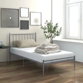 Giroletto Grigio İn Metallo 90x200 Cm /