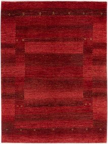Loribaft Tappeto 170 x 230 Rosso (Iran) Annodato A Mano