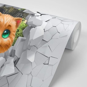 Carta da parati – Gattina carina