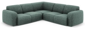 Divano angolare in colore petrolio (angolo variabile / a L) Molino - Micadoni Home