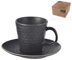 Tazzina per cappuccino nera in ceramica 250 ml Tea Time – Orion