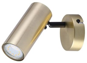 Faretto dorato in metallo 8x16 cm Colly – Candellux Lighting