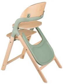 Lionelo - Seggiolina da pappa 3 in 1 MEGAN Legno Verde