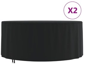 Coperture Per Mobili Da Giardino 2pz Ø 182x71 Cm 420d Oxford /