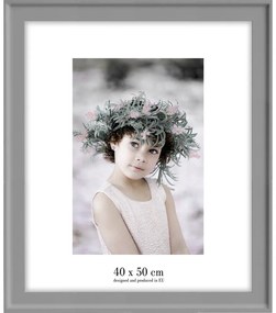 Cornice grigia da appendere, 47 x 57 cm Malaga - Styler