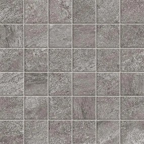 Mosaico gres porcellanato Regent Silver grigio, 10 pezzi