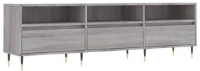 Mobile porta tv grigio sonoma 150x30x44,5 cm legno multistrato