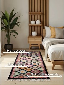 Passatoia in lana reversibile/tessuta a mano 60x190 cm Kamal Zara – Nouristan