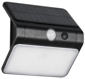 Illuminazione esterna LED con alimentazione a pannelli solari da parete (altezza totale 12 cm) Olinda – Trio
