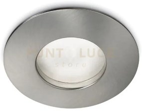 Gfa372-  faretto da incasso ip65 nickel spazzolato tondo d.8,4 atta...