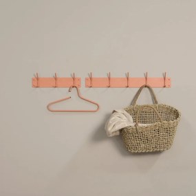Attaccapanni da parete color salmone in metallo 70 cm Fusion – Spinder Design