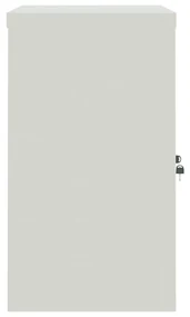 Armadio classificatore grigio chiaro 90x40x70 cm in acciaio