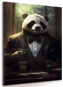 Stampa su tela – Gangster animale panda