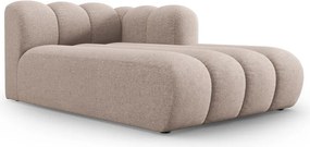 Chaise longue componibile beige (con penisola a destra) Lupine – Micadoni Home