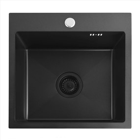 Lavello in acciaio Leo 40 Black