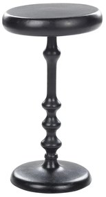Tavolino metallo nero ⌀ 30 cm ATAPO Beliani