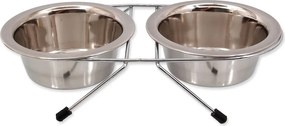 Set di ciotole con supporto in acciaio inox per cane ø 13 cm Dog Fantasy – Plaček Pet Products
