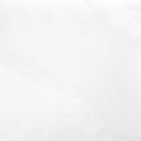 Giroletto con Testiera Nero e Bianco 100x200 cm in Similpelle
