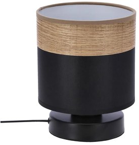 Lampada da tavolo PORTO 1xE27/60W/230V nero/marrone