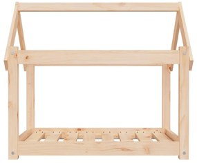 Cuccia per cani 81x60x70 cm in legno massello di pino