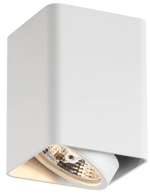Faretto da superficie di design bianco GU10 70mm orientabile e inclinabile - Vox