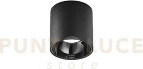 Plafoniera a led nera tonda 20w 3000lm cct  3000-4000k 11,4x11,7cm