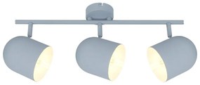 Lampada da soffitto azzurra con paralume in metallo 55x10 cm Azuro - Candellux Lighting