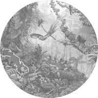 KEK Amsterdam Carta da parati panoramica Tropical Landscapes 2 Circle - L - 2.375m