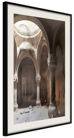 Poster  Place of Peace  Cornice Quadri Cornice nera con pass-partout, Larghezza x Altezza Home decor 30x45