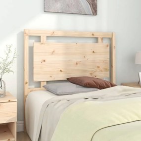 Testiera Per Letto 105,5x4x100 Cm İn Legno Massello Di Pino /