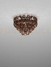 Giogali lampadadario a soffitto 50 cristallo rame e cromo lucido 4 ...