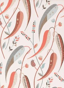 Tapete Colbert von Nina Campbell - Coral/ Aqua