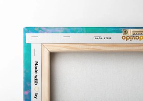 Stampa su tela – Soffione in colori pastello