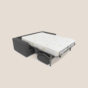 Nixon Divano letto matrimoniale con materasso 20 cm in tessuto impermeabile T03 antracite