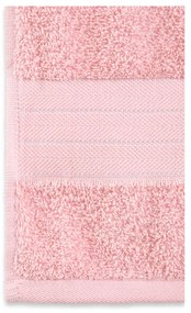 Set di 4 asciugamani in spugna di cotone rosa 50x100 cm - Good Morning