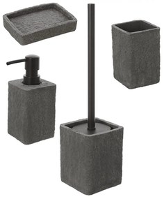 Set 4 Pezzi Accessori D'Appoggio Feridras "Sabbia" Grigio