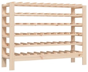 Portavini 109,5x30x82 cm in legno massello di pino