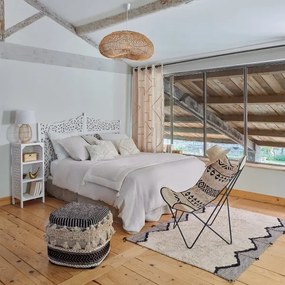 Atmosphera - Lampadario a sospensione con filo JENY 1xE27/40W/230V rattan