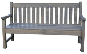 Panchina da giardino in legno grigio London - Rojaplast