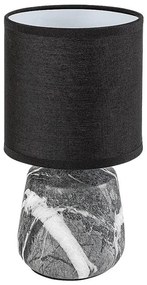 Rabalux 74066 - Lampada da tavolo NALISA 1xE14/40W/230V nero con effetto marmo