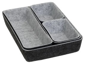 Set di organizer per cassetti in tessuto 5 pz – Casa Selección