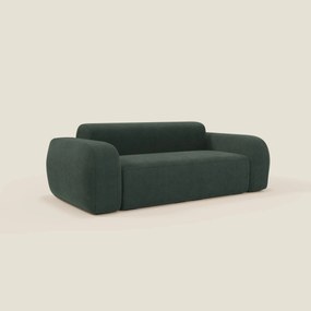 BonBon Divano modulare Lineare 220 – Seduta unica in tessuto smacchiabile T23 verde