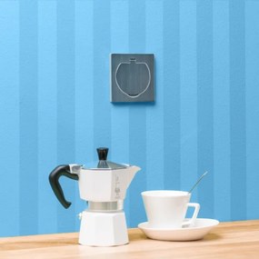 Brilagi - Presa a pavimento da incasso per esterno IP55 cromo opaco quadrato