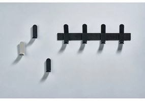 Appendiabiti da parete in acciaio grigio morbido A-Rack - Zone