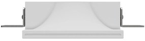 Portafaretto Quadrato GU10 e MR16 in Gesso Pitturabile Ø120x120 mm