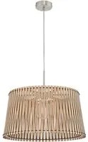 Lampadario Industrial Sendero 1 Luce Acciaio Grigio Opaco Diffusore Acero