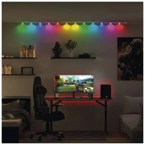 LED RGBIC+CCT Catena decorativa GoSmart 12xLED/7W/230V 255 cm Wi-Fi Tuya