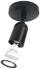Faretto SOLIS 1xGU10/6W/230V nero